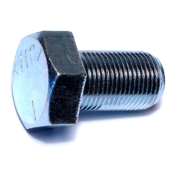 Midwest Fastener Grade 5, 7/8"-14 Hex Head Cap Screw, Zinc Plated Steel, 1-1/2 in L, 15 PK 00602 - main